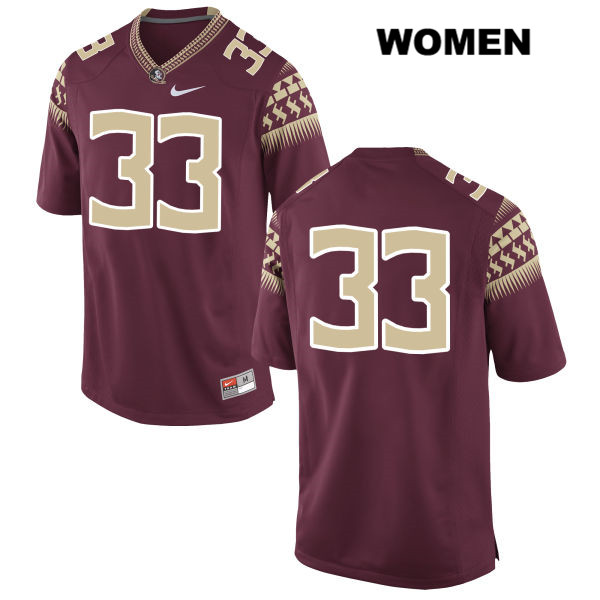 Women's NCAA Nike Florida State Seminoles #33 Kameron House College No Name Red Stitched Authentic Football Jersey VOL8169XC